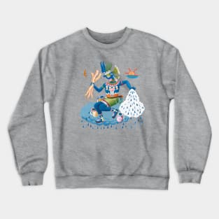 Tlaloc Rain God Crewneck Sweatshirt